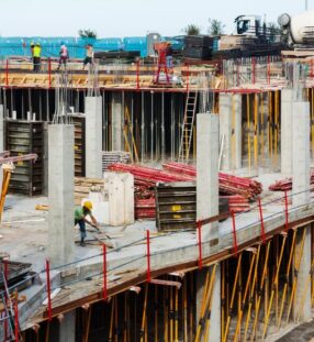 construction d'un bâtiment